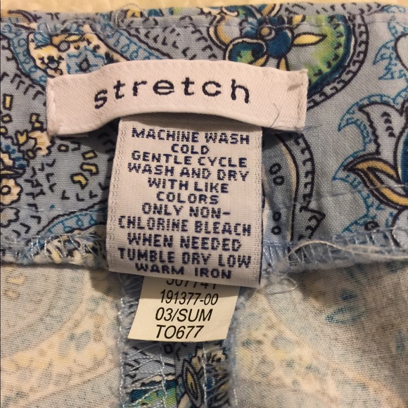 Gap Cropped Paisley pants - Picture 5 of 8